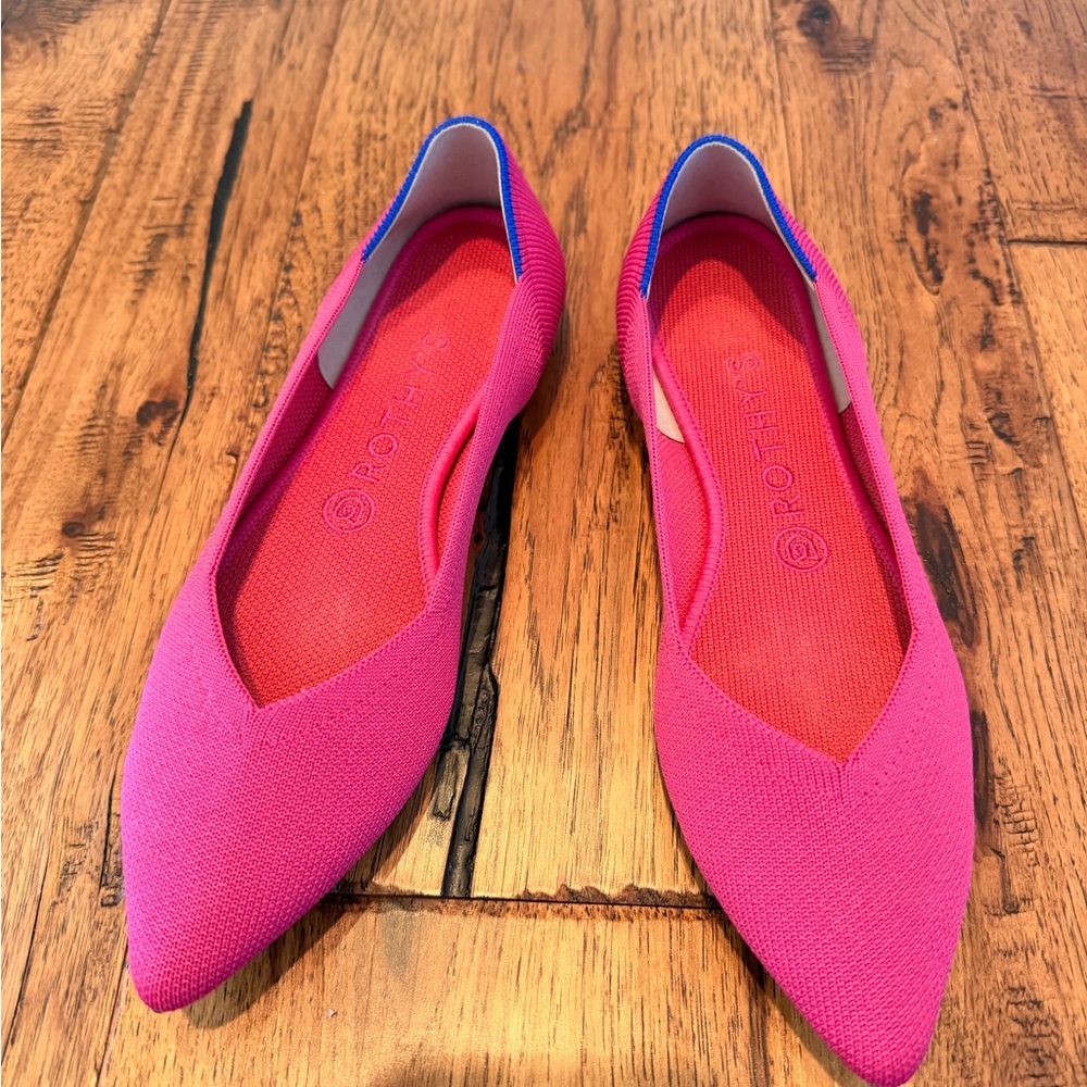 Rothy's Pink and Blue Women's Flats